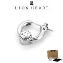 ライオンハート ピアス メンズ クロッシング ピアス ビーズ リング SV925 サージカルステンレス LH-1EA130 LION HEART メンズピアス 片耳用 1点売り クリスマス 誕生日 プレゼント ギフト 彼氏 【ネコポス】 ブランド 人気 ランキング
