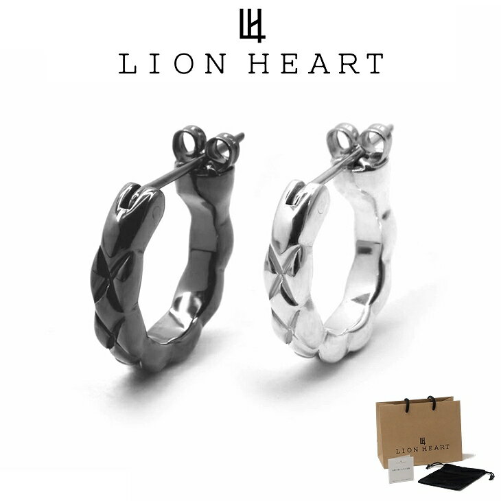 Rakuten - ライオンハート ピアス メンズ クロッシング ピアス ザリッチ ブラック SV925 サージカルステンレス LH-1EA149 LION HEART メンズピアス 片耳用 1点売り クリスマス 誕生日 プレゼント ギフト 彼氏 【ネコポス】 ブランド 人気 ランキング