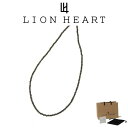 ライオンハート ネックレスチェーン メンズ ブラックスピネル ネックレス チェーン ミディアム SV925 LH-01NC0108 LION HEART クリス...