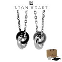 ライオンハート ネックレス メンズ LH 1 【WEB限定】 ネックレス ペンダント フェザー ダブルリング トライ ネックレス サージカルステンレス LH-0...