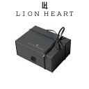 ライオンハート ギフトボックス ペアネックレス ペアリング ペアアクセサリー専用 引き出しタイプ レザーコード付き ブラック LH-01BX0100ZZ LIO...