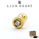 ライオンハート ピアス メンズ アンシェント ストーン ピアス K18 18金 ダイヤ 0.1ct LH-01EA0072 LION HEART メンズピアス ...