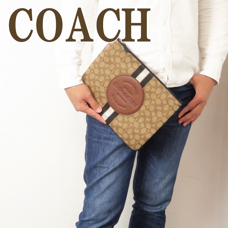 コーチ 結婚式向きバッグ メンズ コーチ COACH バッグ メンズ セカンドバッグ クラッチバッグ ポーチ セカンドポーチ ロゴ ブラック 黒 1988QBE7V ブランド 人気