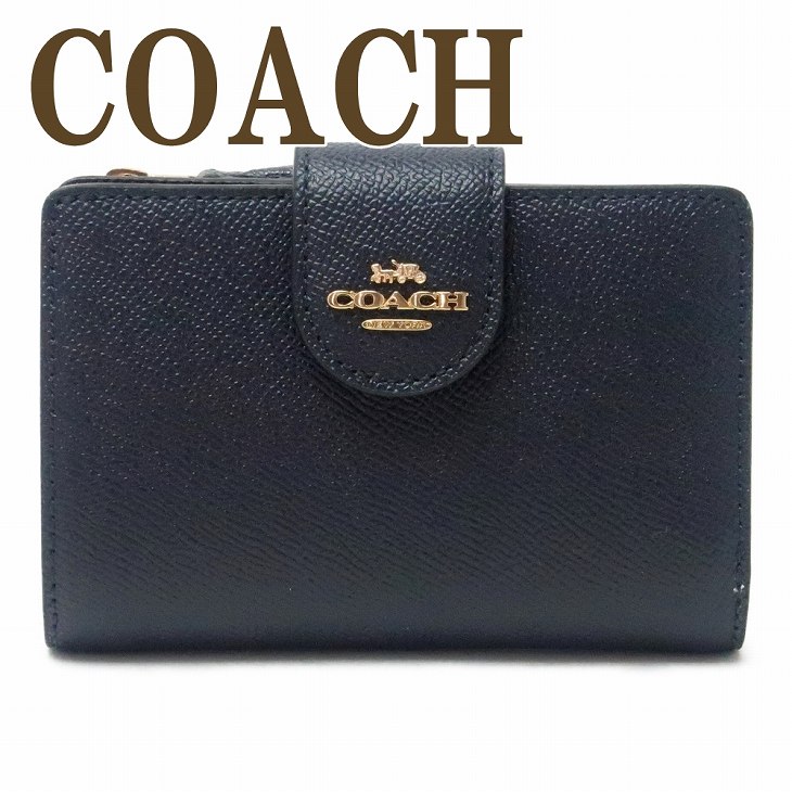 コーチ COACH 財布 二つ折り財布 レディース ロゴ 6390IMMID ブランド 人気