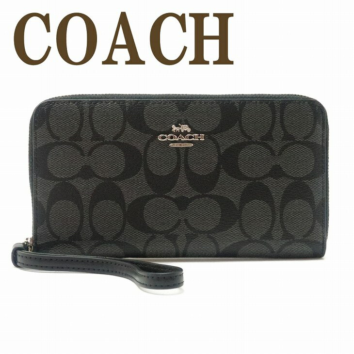 コーチ COACH 財布 レディース 長財布 ラウンドファスナー iPhoneケース 73418SVDK6 ブランド 人気