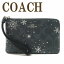 コーチ COACH ポーチ ハンドポーチ リストレット クラッチ 財布 ハンドバッグ スノー スノーフレーク C1862SVF23 【ネコポス】 ブランド 人気