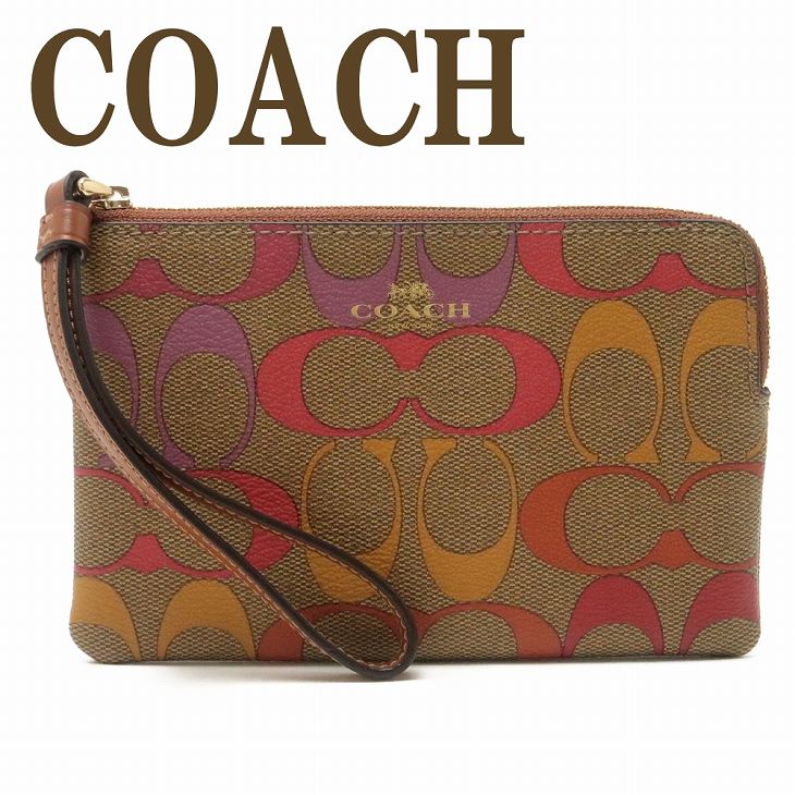 コーチ コーチ COACH ポーチ ハンドポーチ リストレット クラッチ 財布 ハンドバッグ レディース C1868IME7V 【ネコポス】 ブランド 人気