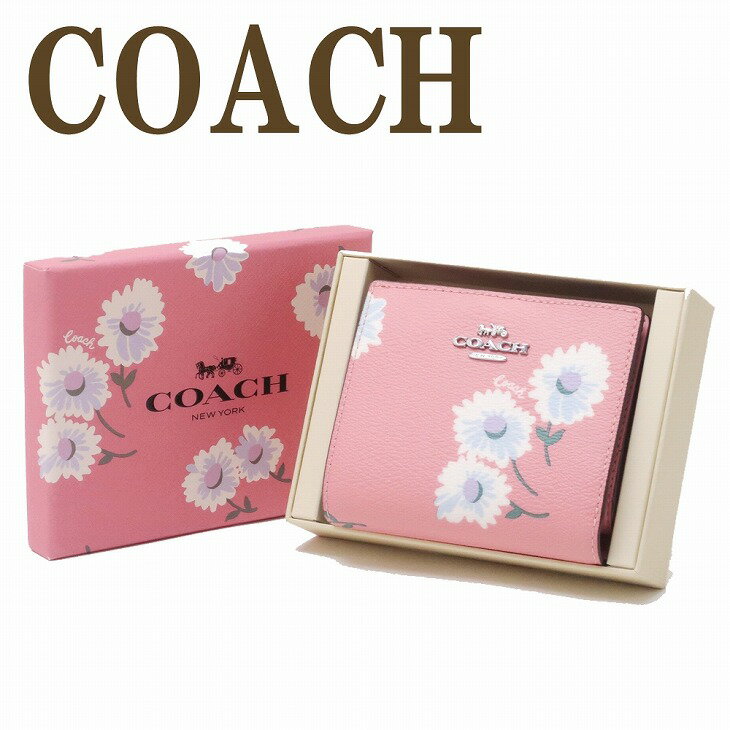 コーチ 財布（レディース） コーチ COACH 財布 レディース 二つ折り財布 花 フローラル フローラ ピンク 限定ギフトセット C2889SVSEQ ブランド 人気