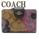 コーチ 財布（レディース） コーチ COACH 財布 レディース 二つ折り財布 花 フローラル C3452IMROJ ブランド 人気