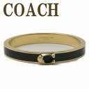 コーチ ブレスレット（レディース） コーチ COACH ブレスレット レディース バングル アクセサリー ロゴ ブラック 黒 67480GDBLK 【ネコポス】 ブランド 人気