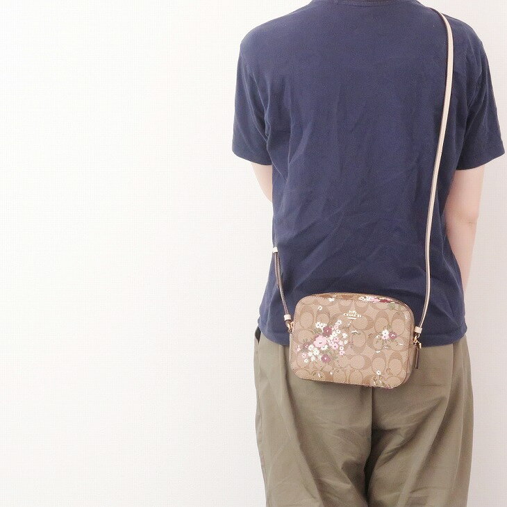 コーチ COACH バッグ レディース ショルダーバッグ 斜め掛け 花 フローラル C0037I...