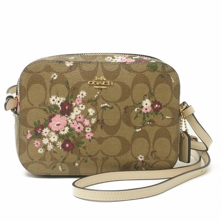 コーチ COACH バッグ レディース ショルダーバッグ 斜め掛け 花 フローラル C0037I...