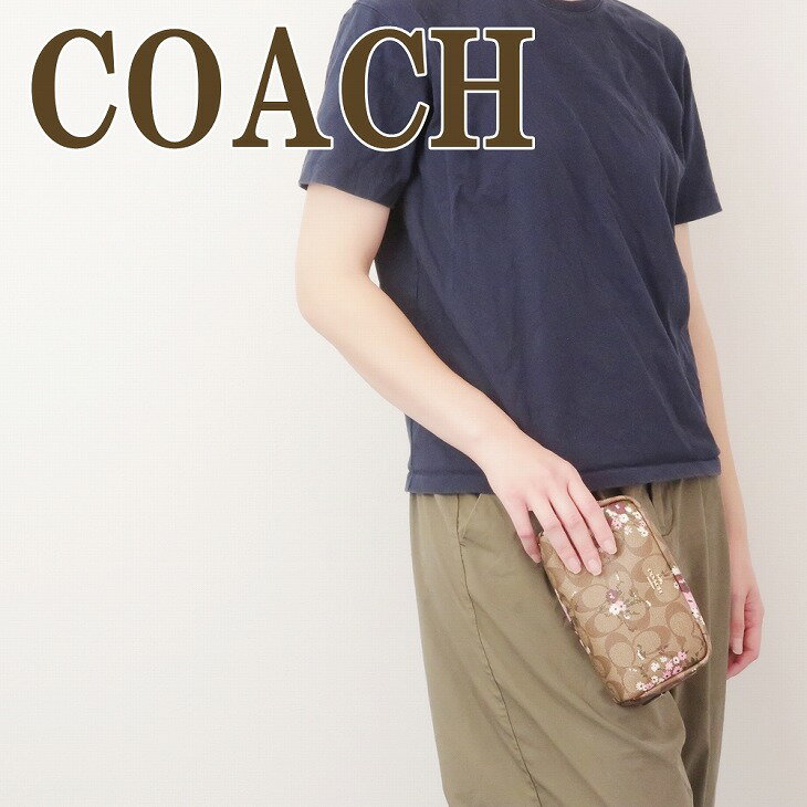 コーチ（COACH) コーチ COACH ポーチ クラッチバッグ 化粧ポーチ コスメポーチ 花 フローラル C3720IME7V ブランド 人気