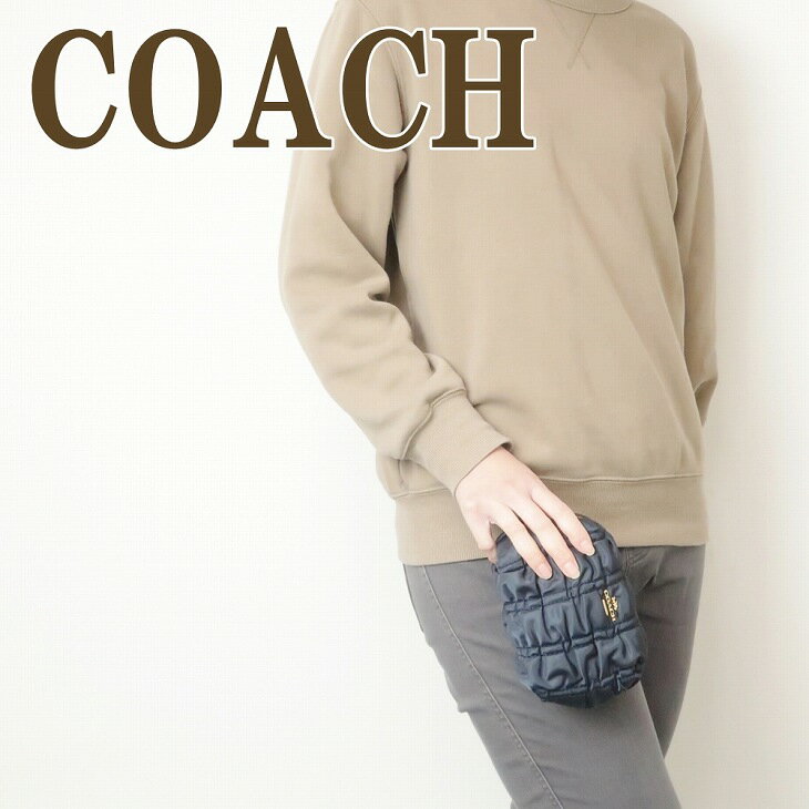 コーチ（COACH) コーチ COACH ポーチ クラッチバッグ 化粧ポーチ コスメポーチ キルティング C4224IMMID ブランド 人気