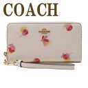 コーチ 長財布 レディース コーチ COACH 財布 レディース 長財布 花 ストラップ ラウンドファスナー ピンク C6046IMCAH ブランド 人気