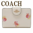 コーチ COACH 財布 レディース 二つ折り財布 フローラル 花 ピンク C6439IMCAH ブランド 人気