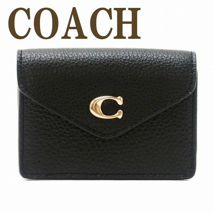 コーチ COACH 財布 レディース 小銭入れ カードケース コインケース 名刺入れ Cロゴ C7303IMBLK 【ネコポス】 ブランド 人気