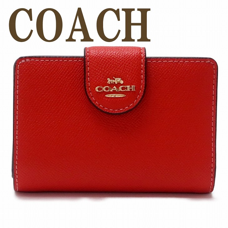 コーチ COACH 財布 二つ折り財布 レディース ロゴ 6390IMQRG ブランド 人気