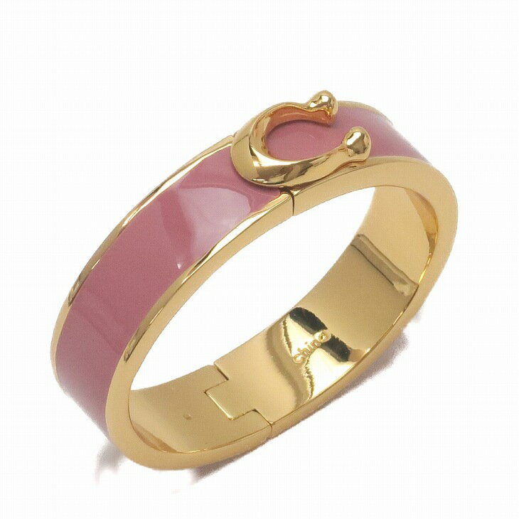 コーチ COACH ブレスレット レディース アクセサリー バングル ピンク ロゴ 75780PGJ 【ネコポス】 ブランド 人気