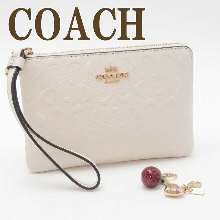 コーチ COACH ポーチ 財布 ハンドポーチ リストレット ハート リンゴ りんご アップル 3点セット 箱 ボックス 限定 ギフトセット C6879IMCHK ブランド 人気