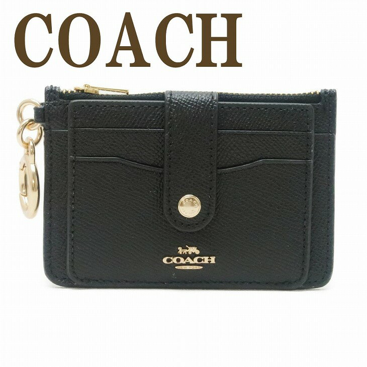 コーチ コーチ COACH 財布 レディース コインケース カードケース IDケース 定期入れ 小銭入れ ブラック 黒 C6881IMBLK 【ネコポス】 ブランド 人気