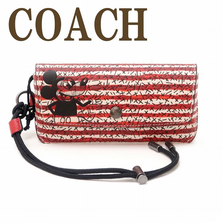 コーチ COACH サングラスケース レディース 眼鏡ケース アイウェアケース ディズニー コラボ ミッキー 男女兼用 メンズ ユニセックス C6915QBRAU ブランド 人気