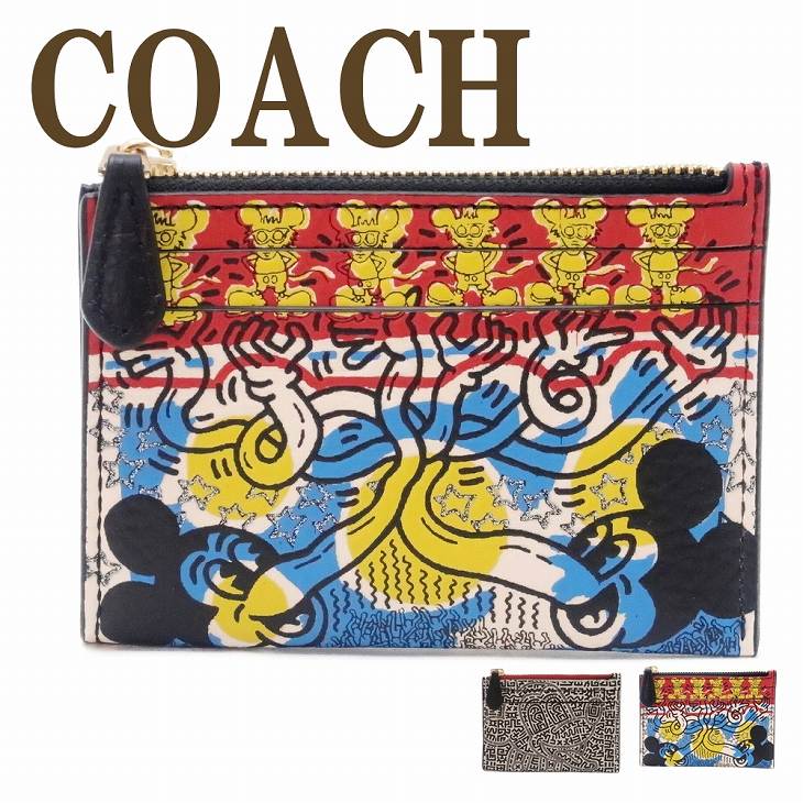 コーチ キーケース コーチ COACH 財布 レディース キーケース キーリング コインケース カードケース IDケース 定期入れ 小銭入れ ディズニー コラボ ミッキー COACH-CCASE-L1 【ネコポス】 ブランド 人気