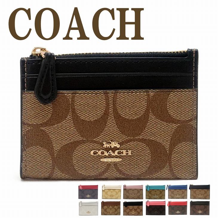 コーチ COACH 財布 レディース キーケース キーリング コインケース カードケース 定期入れ 小銭入れ ブラック 黒 ピンク 白 ホワイト 88208 【ネコポス】 ブランド 人気