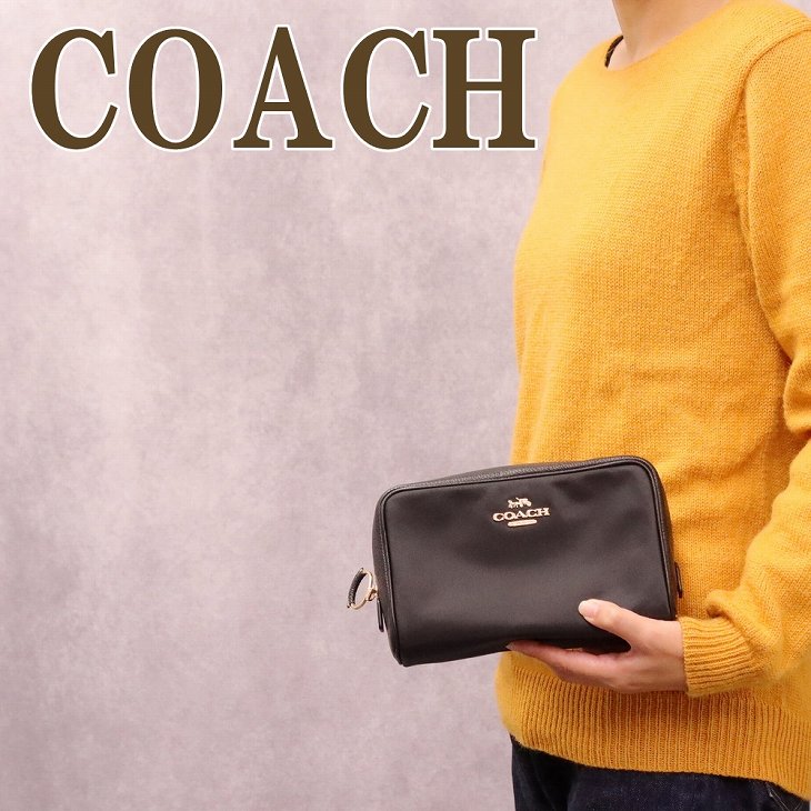 クラッチバッグ コーチ COACH ポーチ クラッチバッグ ブラック 黒 C9956IMBLK ブランド 人気