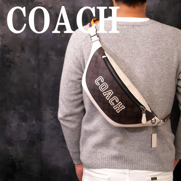 コーチ COACH バッグ メンズ ショルダーバッグ 斜めがけ ウエストバッグ ボディーバッグ ベルトバッグ CB912QBUOT ブランド 人気