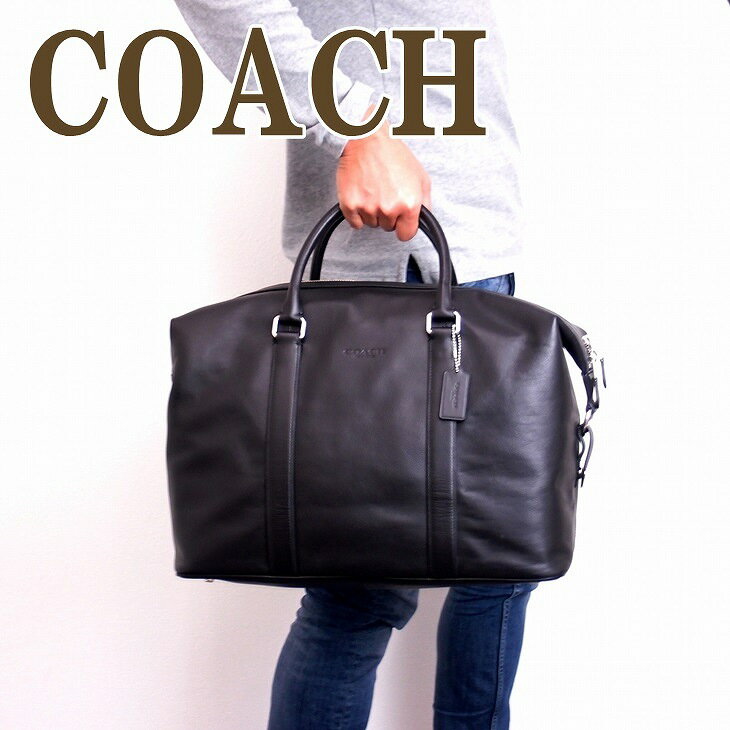 コーチ バッグ メンズ COACH ボストンバッグ トートバッグ 2way 斜めがけ ショルダーバッグ レザー 54765BLK ブランド 人気 誕生日 プレゼント ギフト