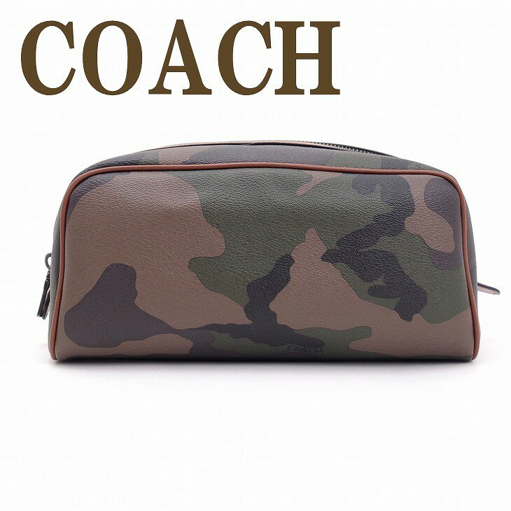 コーチ バッグ メンズ COACH コーチ セカンドバッグ トラベル セカンドポーチ カモフラージュ カモ 迷彩柄 ブランド 93590EC0 ブランド 人気