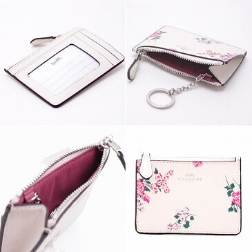 コーチ COACH 財布 キーケース キーリング コインケース 花柄 レディース 26218SVCAH ブランド 人気