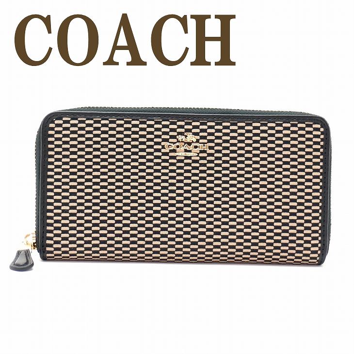 コーチ COACH 財布 長財布 レディース ラウンドファスナー キャンバス レザー 13677IMD1I ブランド 人気