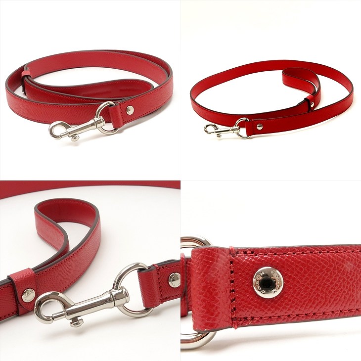 コーチ COACH 犬 リード ドッグリーシュ クロスグレン レザー 26905SVRD ブランド ...