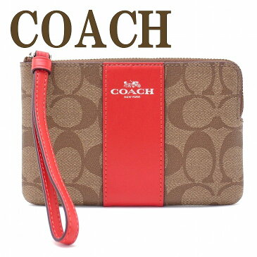 コーチ COACH ポーチ ハンドポーチ リストレット クラッチ 財布 ハンドバッグ レディース シグネチャー 58035SVN3Z 【ネコポス】 ブランド 人気