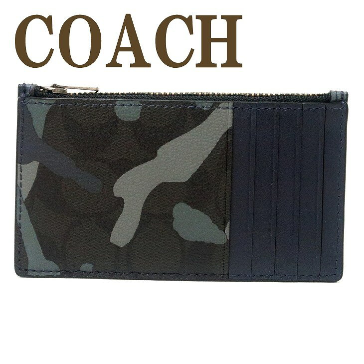 コーチ COACH カードケース コインケース IDケース パスケース 迷彩 カモフラ 定期入れ 小銭入れ 78034QBBLM【ネコポス】 ブランド 人気