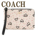 クラッチバッグ コーチ COACH ポーチ レディース クラッチバッグ ハンドポーチ 財布 iPhone ケース ハート ピンク レザー 91078IMQA2 【ネコポス】 ブランド 人気