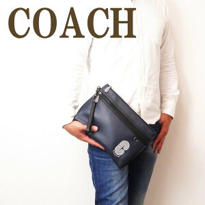 コーチ COACH バッグ メンズ セカンドバッグ クラッチバッグ ポーチ セカンドポーチ ロゴ レザー 91250QBNI9 ブランド 人気