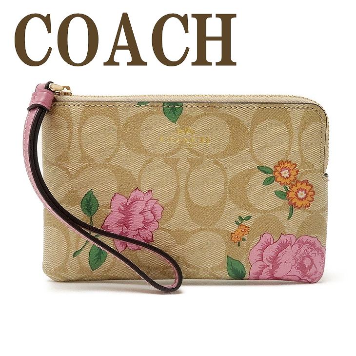 クラッチバッグ コーチ COACH ポーチ クラッチバッグ ハンドポーチ 財布 レディース リストレット 花柄 2973IME7V 【ネコポス】 ブランド 人気