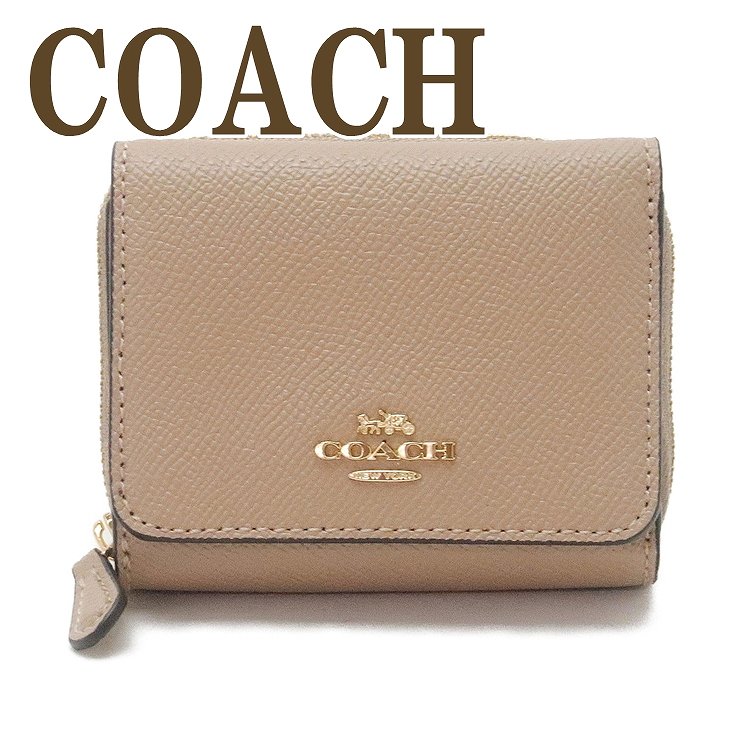 コーチ COACH 財布 三つ折り 折財布 ミニ レディース レザー 37968IMTAU ブランド 人気