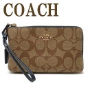 アクセサリーポーチ コーチ COACH ポーチ ハンドポーチ リストレット 財布 リストレット シグネチャー 87591IMDT3 【ネコポス】 ブランド 人気