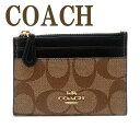 コーチ COACH 財布 レディース キーケース キーリング コインケース カードケース 定期入れ 小銭入れ シグネチャー レザー ブラック 黒 88208IMCBI 【ネコポス】 ブランド 人気