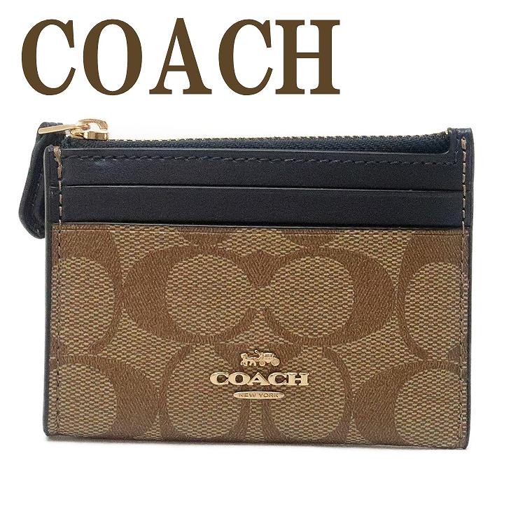 コーチ コーチ COACH 財布 レディース キーケース キーリング コインケース カードケース 定期入れ 小銭入れ シグネチャー レザー 88208IMDT3 【ネコポス】 ブランド 人気