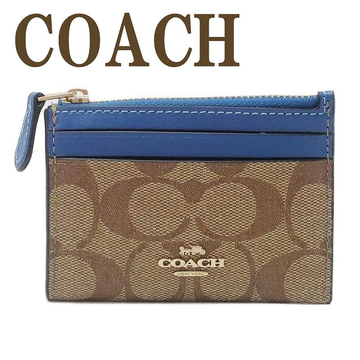 コーチ COACH 財布 レディース キーケース キーリング コインケース カードケース 定期入れ 小銭入れ シグネチャー レザー 88208IMQBA 【ネコポス】 ブランド 人気