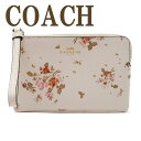 コーチ スマホケース コーチ COACH ポーチ レディース 財布 ハンドポーチ スマホケース リストレット レザー 花柄 ピンク 91781IMCAH 【ネコポス】 ブランド 人気