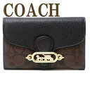 コーチ 財布（レディース） コーチ COACH 財布 レディース 長財布 二つ折り財布 ミドル財布 ホースキャリッジ 馬車 レザー 87935IMAA8 ブランド 人気