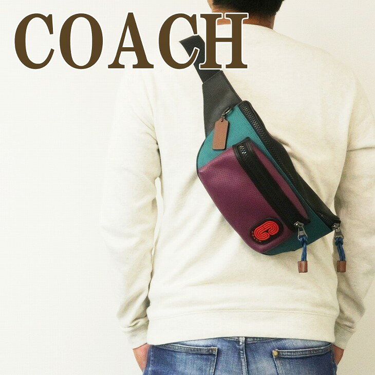 コーチ ボディバッグ メンズ コーチ COACH バッグ メンズ ショルダーバッグ 斜めがけ ウエストバッグ ボディーバッグ ベルトバッグ 89907QBQ9L ブランド 人気