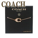 コーチ COACH ブレスレット チェーン バングル Cロゴ ラインストーン パヴェ 91427-RGD 【ネコポス】 ブランド 人気