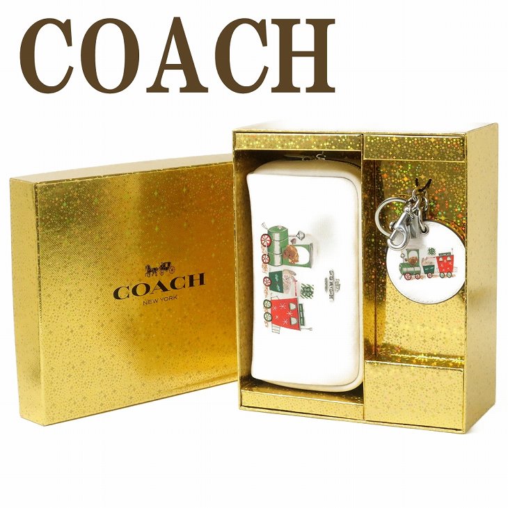 コーチ COACH ポーチ コスメポーチ ミラー キーリング